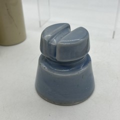 Vintage KP Blue White Electric Insulators Porcelain Set Australia