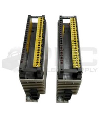 LOT OF 2 SCHNEIDER AUTOMATION DEP218/AS-BDEP-218 DISCRETE INPUT MODULE