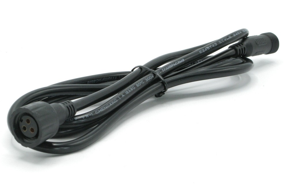 3-Conductor 18 Gauge Weather-Tight Extension Cable, 48 Inch Long