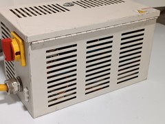 TDK-Lambda DPP480-24-1 24V DC 20A PSU in vented box w rotary disconnect 115/230V