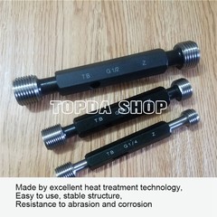 Inch Straight Pipe Thread Plug Gauge G Cylindrical Tube Gauge G1/4 G3/8 G1/2