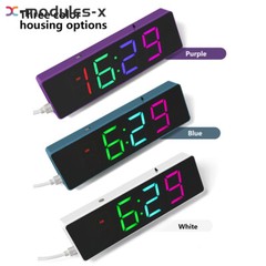 4Digit DIY Electronic Clock Kit LED Digital Clock Time Temperature Date Display