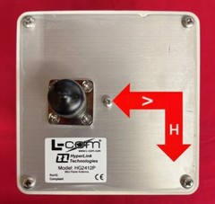 L-COM HYPERLINK TECHNOLOGIES MINI PANEL HG2412P 2.4-2.5GHZ 1.5VSWR