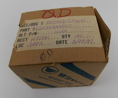 QQW343H22S1T MIL Surplus Buss Wire 22 AWG Tin Plated 100′ NOS