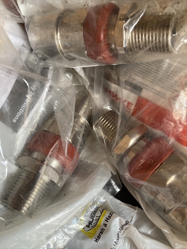 10 Pack – Hawke 753-OS_1/2, 1/2″ NPT, 0.22 to 0.47″ OD Jacket, Brass Cable Gland