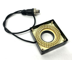 CCS Omron QSQ-070070-SW Square Ring Light, White M12 4-Pin Connection