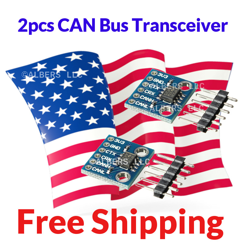 2pcs SN65HVD230 CJMCU-230 3.3V CAN Bus Adapter Transceiver Module for Arduino