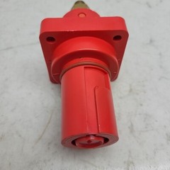 PowerSafe L1 P3 Power Connector Panel Mount 500 Amp IP67 1000 Vac Red *USED