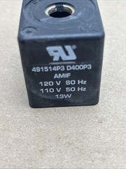 New Lot Of (2)Solenoid valve coil 491514P3 D400P3 AC 110V amk Fast Shipping.