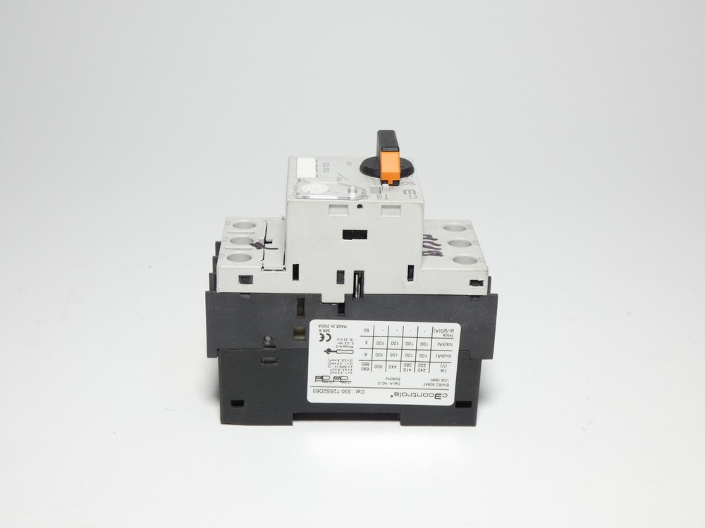 C3 Controls 330-T25S2D63 Motor Protective Circuit Breaker 4-6.3A Ser.B