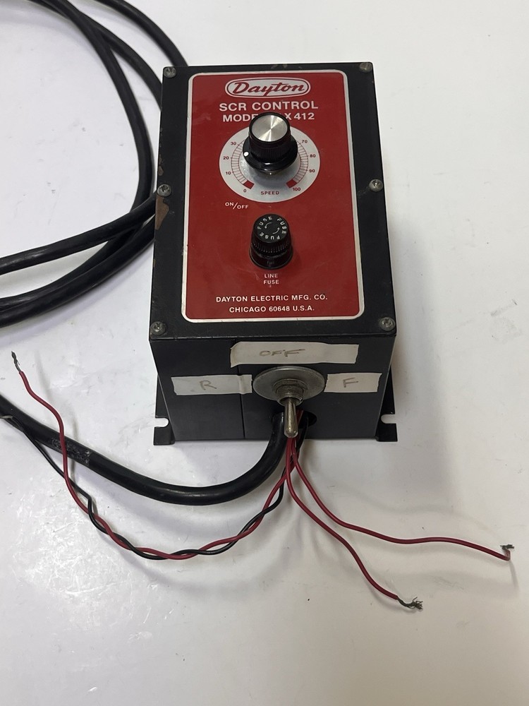 Dayton SCR Control Model 5X412 W/ Off,Reverse & Forward