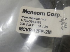Mencom MCVP-12FP-2M Cordset, 300V, 6A/2A – NEW Surplus!