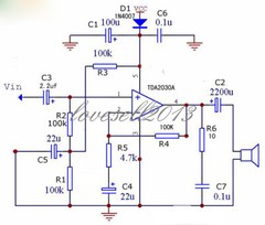 DC 9-24V DIY Kit TDA2030A Electronic Audio Power Amplifier Board Mono 18W NEW