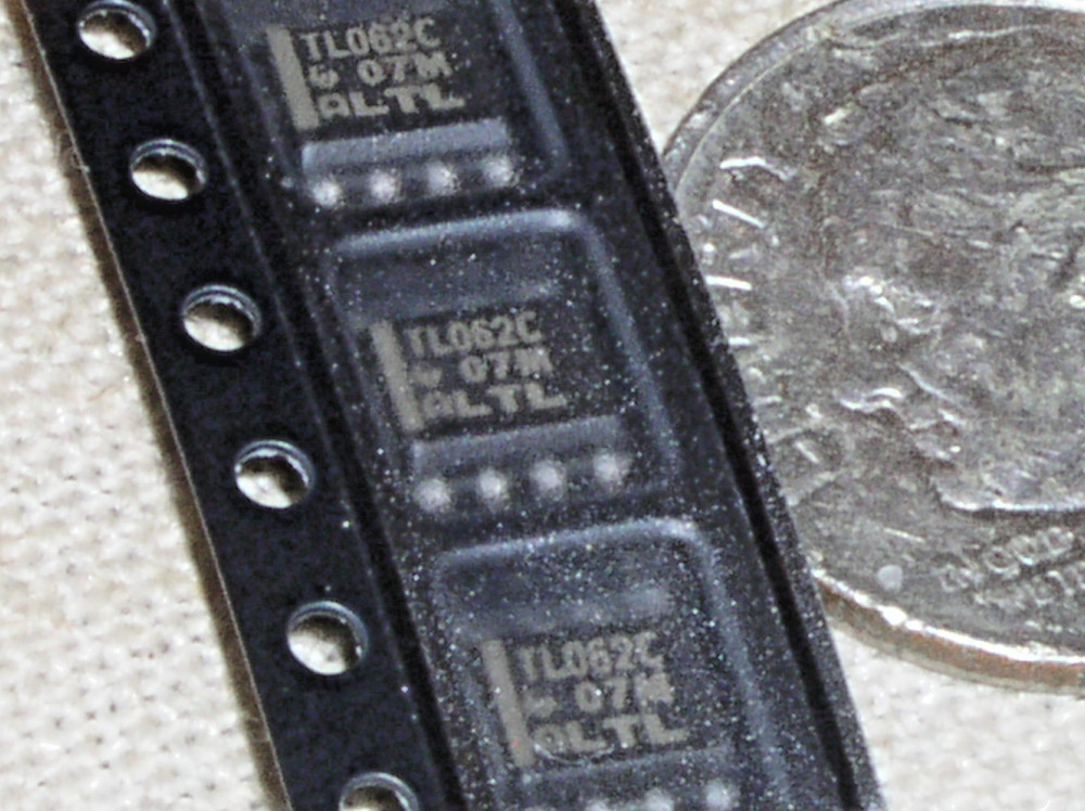 3 TL062C TL062 LOW POWER LOW DRIFT J-FET INPUT OP AMP AMPLIFIER SOIC-8 SMD SMT