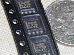 3 TL062C TL062 LOW POWER LOW DRIFT J-FET INPUT OP AMP AMPLIFIER SOIC-8 SMD SMT