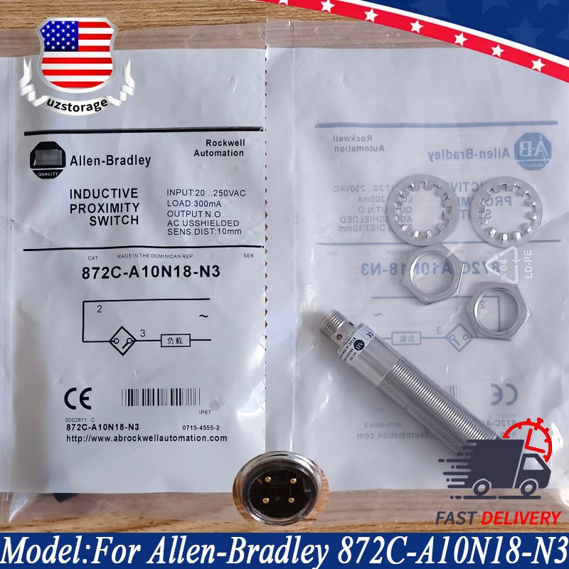 NEW For Allen-Bradley 872C-A10N18-N3 Inductive Proximity Sensor Switch NO