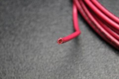 10 GAUGE THHN WIRE STRANDED RED 5 FT THWN 600V BUILDING MACHINE CABLE AWG