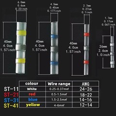 IP67 Waterproof Heat Shrink Solder Ring Terminal Wire Connector Electrical Use