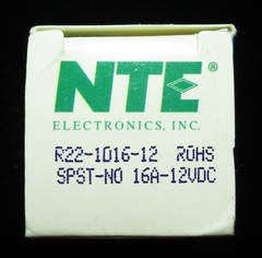 NTE R22-1D16-12 R0HS SPST-NO 16A-12VDC (L BB)