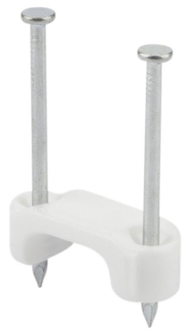 L.H. Dottie PLX50P, 1-3/8″ x 1/2″, White, 2-Nail, Insulated, Cable Staple, 1 pc