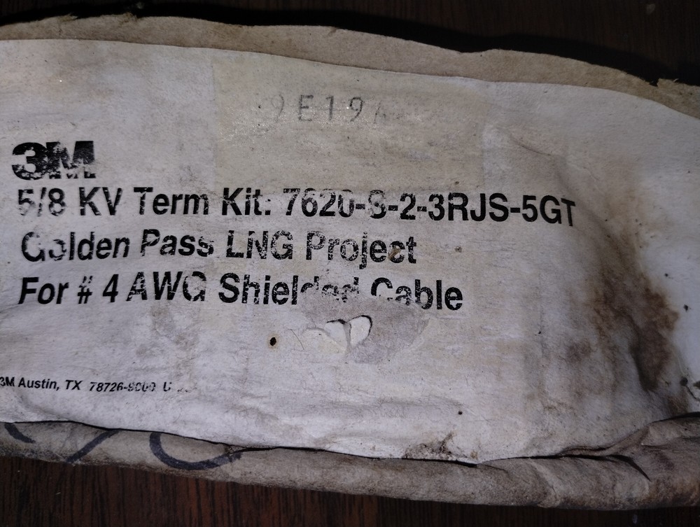 7620-S-2-3-RJS-5GT Cold Shrink QT-III 5/8 KV for #4 AWG Termination Kit 90 Day