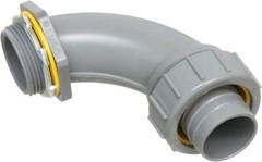 Arlington NMLT90125, 1-1/4″ Liquidtight Flex PVC Connector, 1 pc