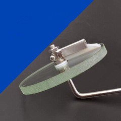 Tempered Sight Glass Sheet Observation Lens with Scraper for Chemical Pipeline