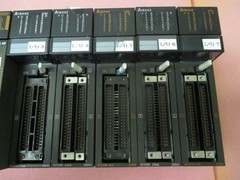 Mitsubishi Q2ASHCPU PLC Module w A1SX42 Input A1SY42 Output QC 24-R2 A1SD75P2-S3