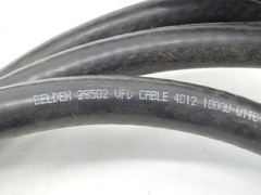 Belden 29502 Flexible Shielded Motor Supply VFD Cable 600-1000V 4C12 Black
