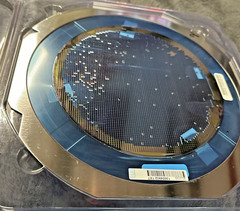 8 inch Silicon Wafer Test Mask Artistic Pattern **ELECTRONIC WAFER MAP**