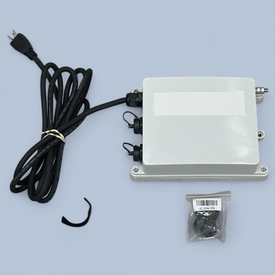 Microsemi PowerDsine PWR-INJ60GO/AC-NA 1-port, 60W Gigabit PoE Outdoor Midspan