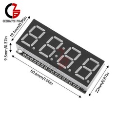 0.56-inch 4-digit 7-segment LED Display Module Clock Module HT16K33 Driver I2C