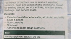 Electrical Duct Seal Compound, Model LHD5,Non-Toxic,Waterproof-5 Lbs Pack/Dottie