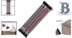 40 PCS 20 CM Multicolored Jumper Wires – Solderless for Breadboard Use