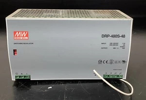 Mean Well DRP-480S-48 Switching Regulator 100-120VAC 200-240VAC 10A