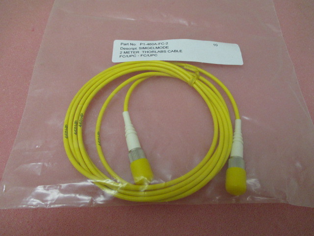 SIMGELMODE 2 METER THORLABS CABLE P1-460A-FC-2, FC/UPC – FC/UPC