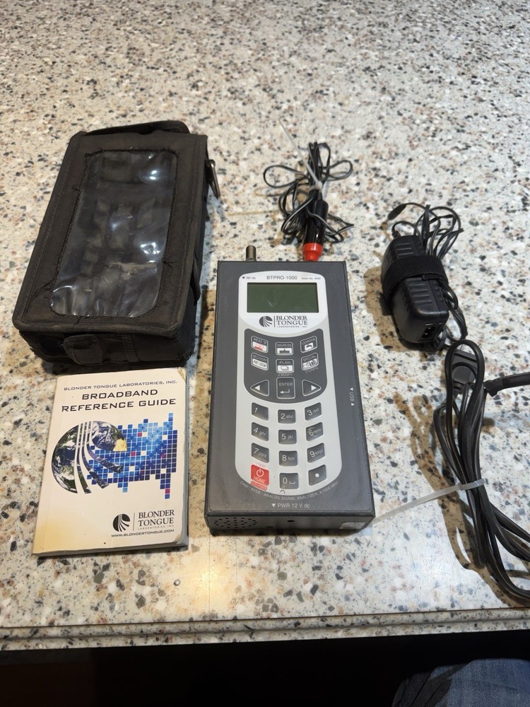Blonder Tongue BTPRO-1000 QAM 8VSB Analog Signal Analyzer 4-1000 MHz