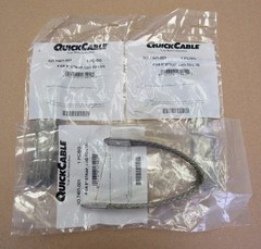 3 PCS QUICK CABLE NO. 7401-001 4 GA 9″ STRAP LUG-TO-LUG