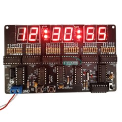 Digital 24-hour Clock DIY Circuit Electronic Kit 6-bit Clock Teaching Practice