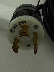 NEMA L6-30P -L6-30R WCG 3-00073-01 (Rev C) 30A 250V 12AWG – 12ft ~4m SJT Cable