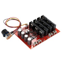 DC10~50V 60A 3000W Motor Speed Control PWM 15000HZ HHO RC Controller with Case