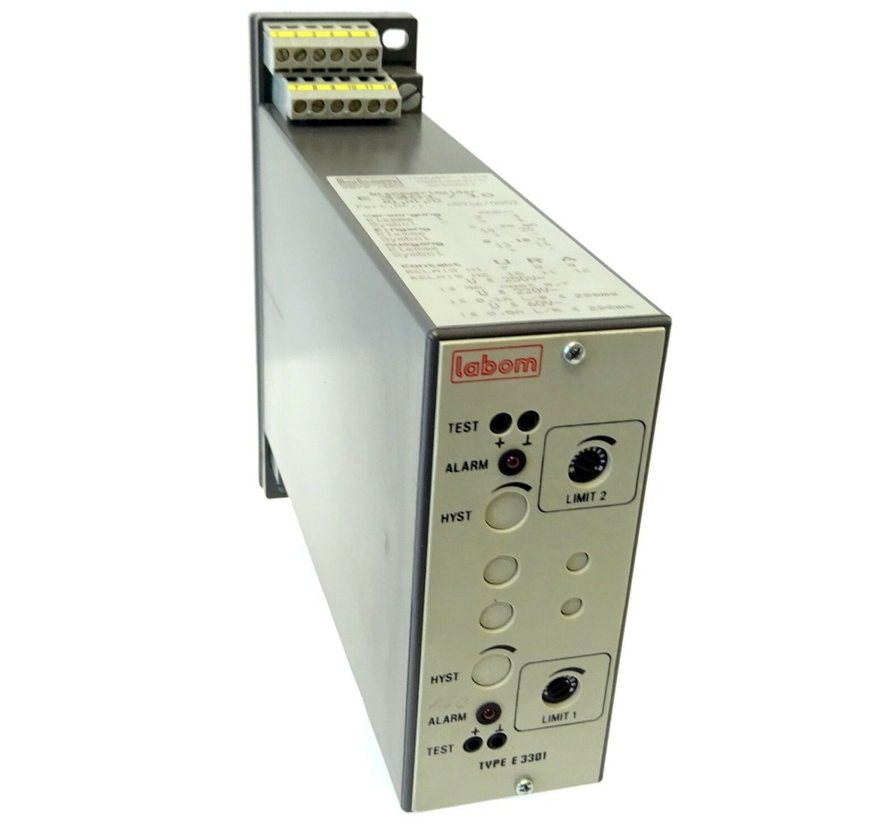 Grenzwertmelder labom E 3301/10 Limit Value Detector 65966/0002 220V 0…10V