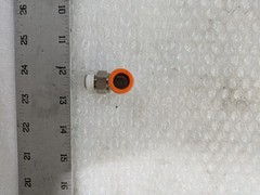 SMC Push to Connect Male Elbow Fitting 1/2 in Tube x 1/4 in NPT KQ2 7/ORDER