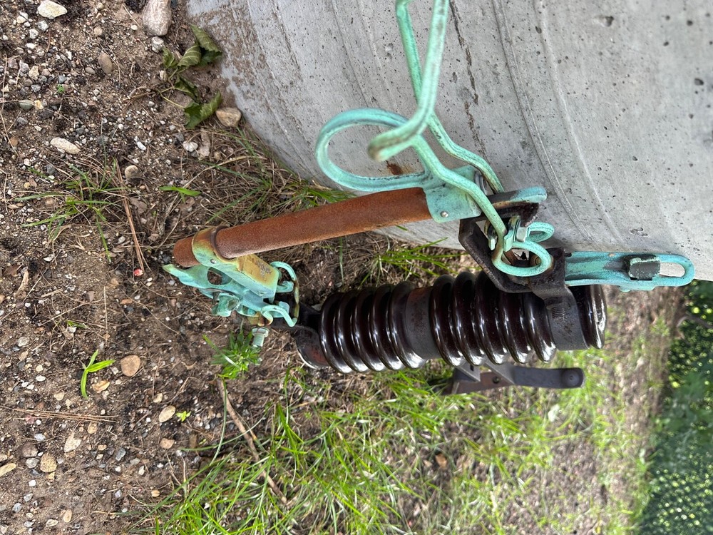 Antique Kearney 1930’s Electricity Insulators With Fuse Breaker and Pole Attach