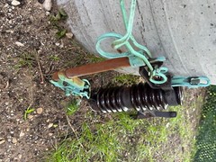 Antique Kearney 1930’s Electricity Insulators With Fuse Breaker and Pole Attach