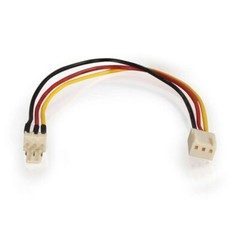 C2G CABLES TO GO #27392 7″ 3-PIN FAN POWER EXTENSION CABLE IN PACKAGE