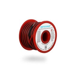 30 Gauge Silicone Wire 25Ft Red And Black Soft Copper Stranded Electric Wire