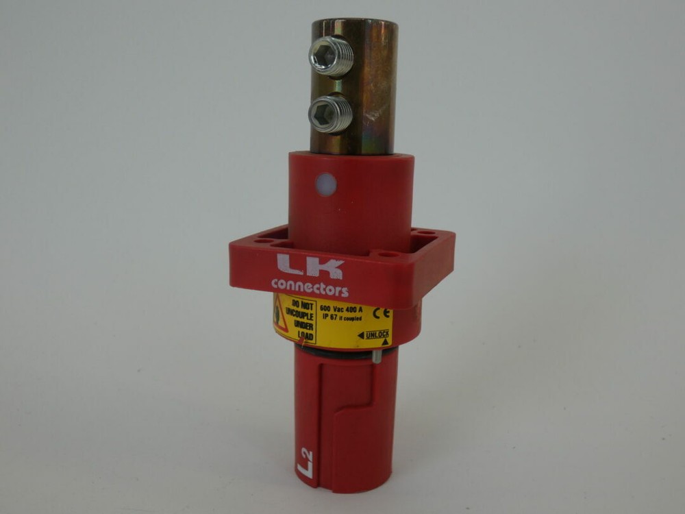 LK Connectors L2 Red Power Link Connector, 600V, 400A