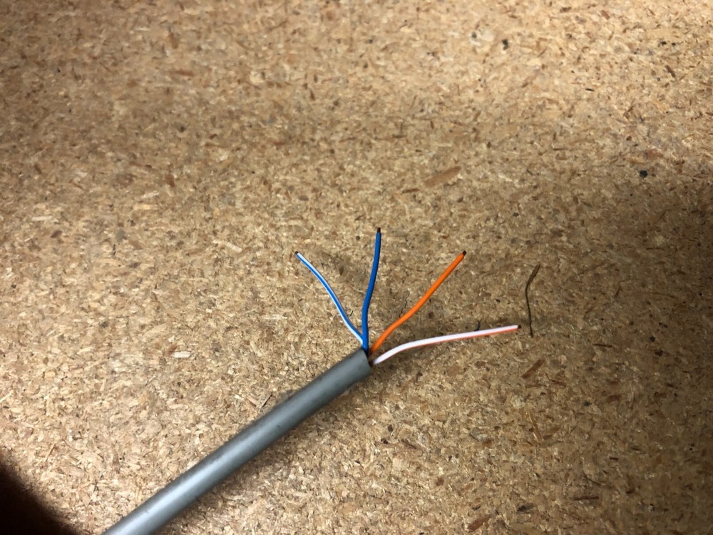 50′ Superior Essex 18-042-33 2 Pair 24 AWG UTP Cat 3 Wire Cable