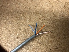 50′ Superior Essex 18-042-33 2 Pair 24 AWG UTP Cat 3 Wire Cable